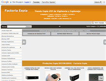 Tablet Screenshot of factoriaespia.com